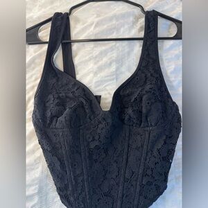 Forever 21 Corset Going Out Top - Black 🖤